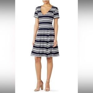 Slate & Willow Navy Nautical Stripe Dress